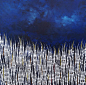 Saatchi Art Artist Stephen Rowe; Painting, “We Loved in the Silence of Blue” #art