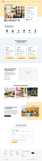 Dribbble - places-coworking-full-page.jpg by Maria Brilkova