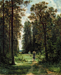 希施金—俄国风景画大师
林中小路 1880年