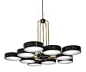 The Abbott Ten Light Chandelier - Dering Hall: 