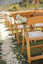 Outdoor Rustic Wedding Ceremony