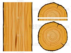 木材和木材纹理与元素
