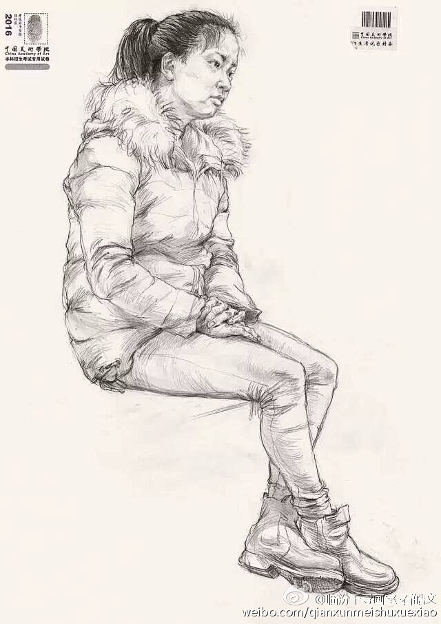 中国美院优秀素描试卷，屌爆啦。