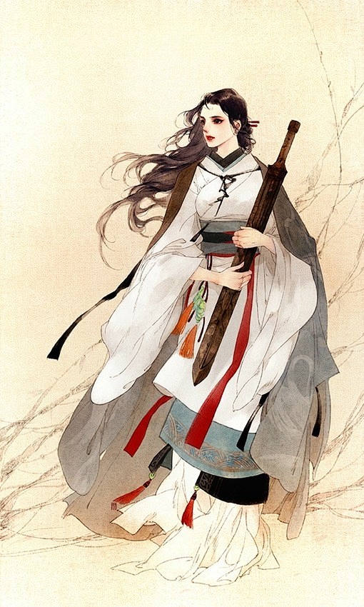 伊吹五月、古风、插画、同人、伊吹五月