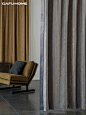 GAFUHOME2021新款新中式美式轻奢风提花窗帘客厅卧室定制定做飘窗