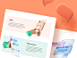 Landing page - Inteltelecom branding art typography interface colors graphic design user interface ux ui design illustraion 3d ilustration 3d web design web landingpage website