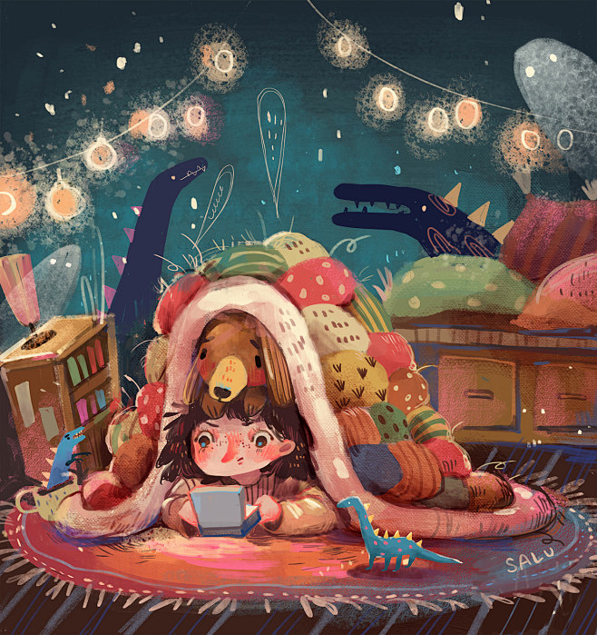 儿童绘本 插画 #手绘# #儿插# #绘...