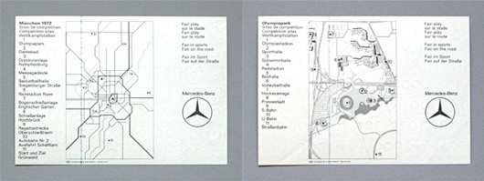  1972慕尼黑奥运会门票设计 bran...