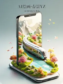 AIGC绘画·春景【AI绘画神器推荐】 - 小红书