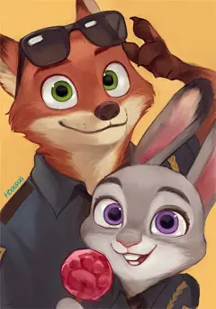 #Zootopia# #疯狂动物城# #Nick# #Judy# #迪士尼# #动画# #电影# #3D# #欧美# #同人# #手绘# #人设# #海报#