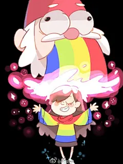 #怪诞小镇# 彩红毛衣…………