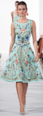 Oscar de la Renta, SS 2014, Beautiful!!: 