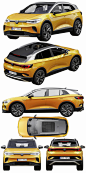 2021款Volkswagen大众ID4 SUV汽车3D模型（FBX,MAX） 