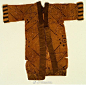 战国丝质衣物，1982年荆州马山砖瓦厂一号楚墓出土。 ​​​​