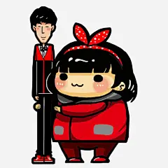 卡通小女孩 页面网页 平面电商 创意素材 png素材