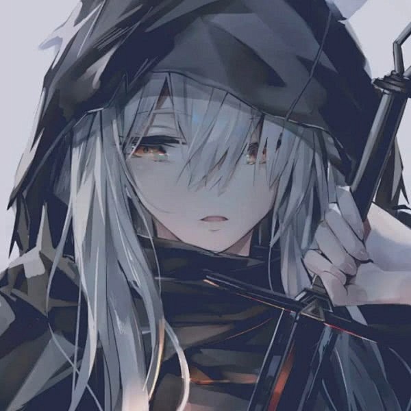 明日方舟 白发少女 头像 