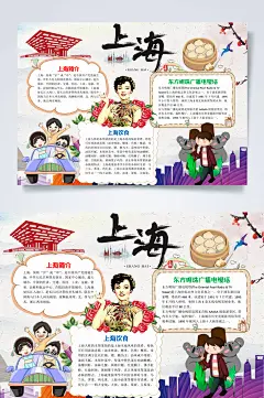 城市印象上海旅游小报WORD