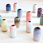 northmagneticpole:  Yuki Vase rainbow-Studio Arhoj