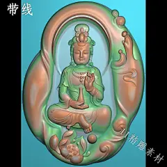 GY1489菩萨观音图库精雕图