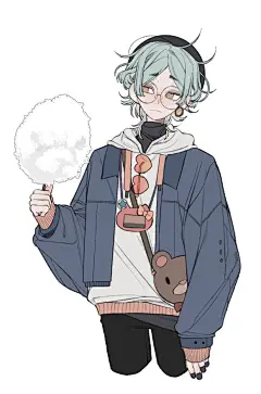 韩国插画师어고 (@MOPIDONA)一组人物作品 ​​​​