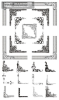 实用边框角花矢量素材@北坤人素材