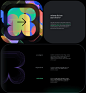 banking colorful dark mode Figma Mobile app modular product design  ui design UI/UX user interface