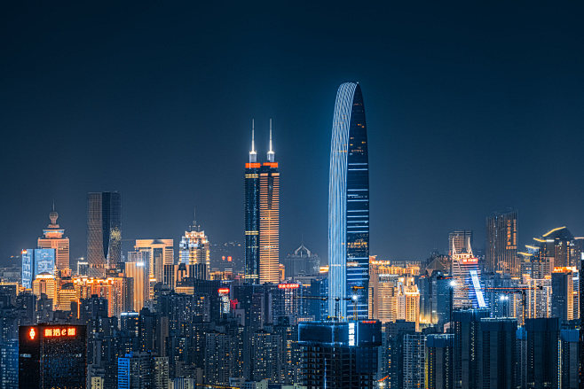深圳，京基100和地王大厦