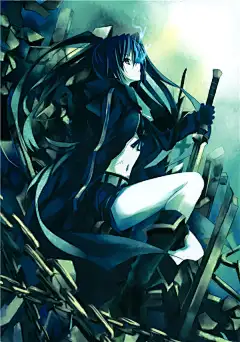 黑岩射手 榆林ACG 高清壁纸 black_rock_shooter 