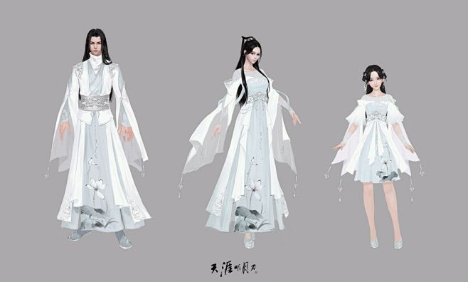 天涯明月刀移花宫弟子校服原画