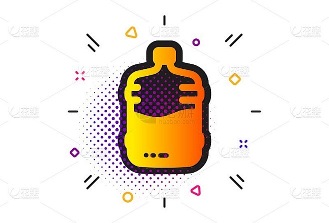 Water cooler bottle icon. Still aqua sign. Vector