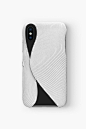 Fold Case for iPhone X : The sculptural Fold Case is as functional as it is elegant. The iconic architectural fold flows from the contour of the iPhone X, resulting in an intriguing silhouette that’s both practical yet aesthetically pleasing.