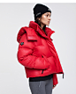 DESCENTE迪桑特 SKI STYLE 女子可拆卸帽面包服羽绒服 D9492SDJP5-tmall.com天猫
