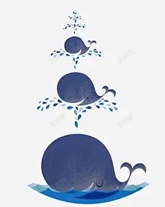 卡通可爱鲸鱼 鱼 鲸鱼 元素 免抠png 设计图片 免费下载 页面网页 平面电商 创意素材