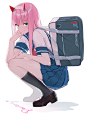 DARLING in the FRANXX  002  P站:Slyvia