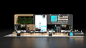 3D 3ds max architecture booth Event Exhibition  Exhibition Design  expo Stand visualization