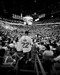 Photo by The Only Miami in Kaseya Center with @miamiheat. May be a black-and-white image of 1 person, playing basketball, basketball jersey, crowd, stadium, basketball court and text.