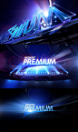 Mediaset Premium Rebranding by Angelsign Studio , via Behance