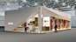 booth design concept production design wood interior design  furniture caja tobian   арт