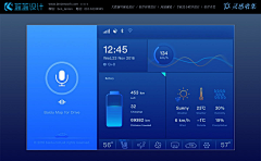 北京蓝蓝UI设计公司采集到智能终端界面