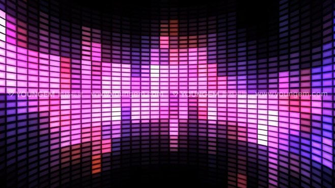 音效音频可视化均衡器背景_音乐迪斯科DJ...