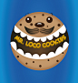 Mr. Loco Cookies: Point of Purchase Display / Package : Mr. Loco Cookies is a fictional brand that has a fun, humorous, and flavorful personality. Point of purchase display including the cookie box flavors. Each flavor has a certain personality which inte