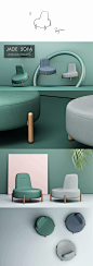 JIHE STUDIO 李天设计 | 产品设计 设计师 家具设计 沙发设计 JADE SOFA DESIGN 沙发 中国新锐设计师 极简设计 北欧设计 现代设计