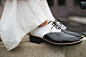 Brogues work with wide-legged pants too.  Be inspired and shop here: http://rstyle.me/~2JqYs