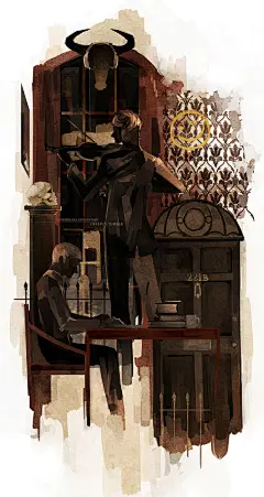 【插画】转自deviantART的外国粉丝优秀作品欣赏_神探夏洛克吧_百度贴吧
