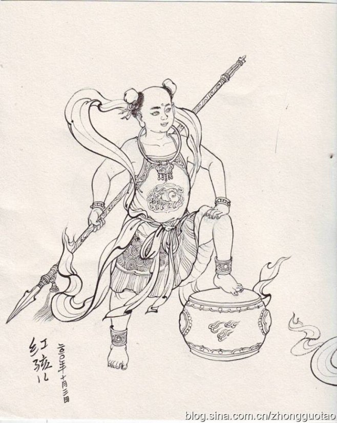 白描图谱之《西游记》与《封神榜》！！！！...