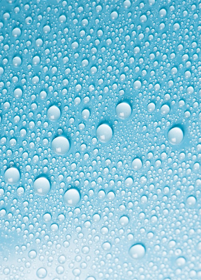 自然景象图片浅蓝色水珠背景
