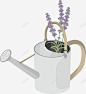 春季银色花朵水壶 免费下载 页面网页 平面电商 创意素材
