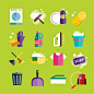 清洁图标矢量集清洁服务——人造物体对象Cleaning Icons Vector Set Clean Service - Man-made objects Objects扫帚、刷子、水桶、干净、清洁,设计师,菜,国内,灰尘,掸子,设备、手套、房子,家务,图标,说明,孤立的,女仆,拖把,象形图,擦洗,集,肥皂、海绵、喷雾,刮刀,象征,真空,矢量,洗 broom, brush, bucket, clean, cleaner, designer, dish, domestic, dust, duster, eq