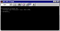Command prompt in Windows 95 (MS-DOS Prompt)