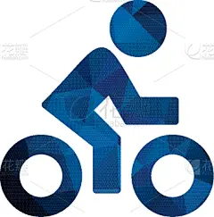 骑自行车,计算机图标,轮廓,脚踏车,符号,直的,图像,矢量,山,设计